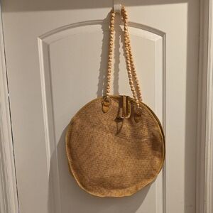 Amuse Society Heather Straw Circle Bag